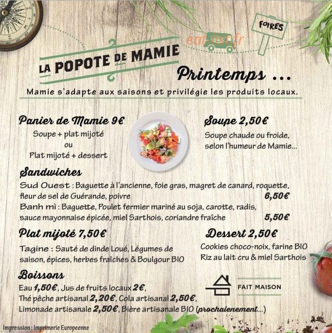 Le Camion De Mamie — carte page 1
