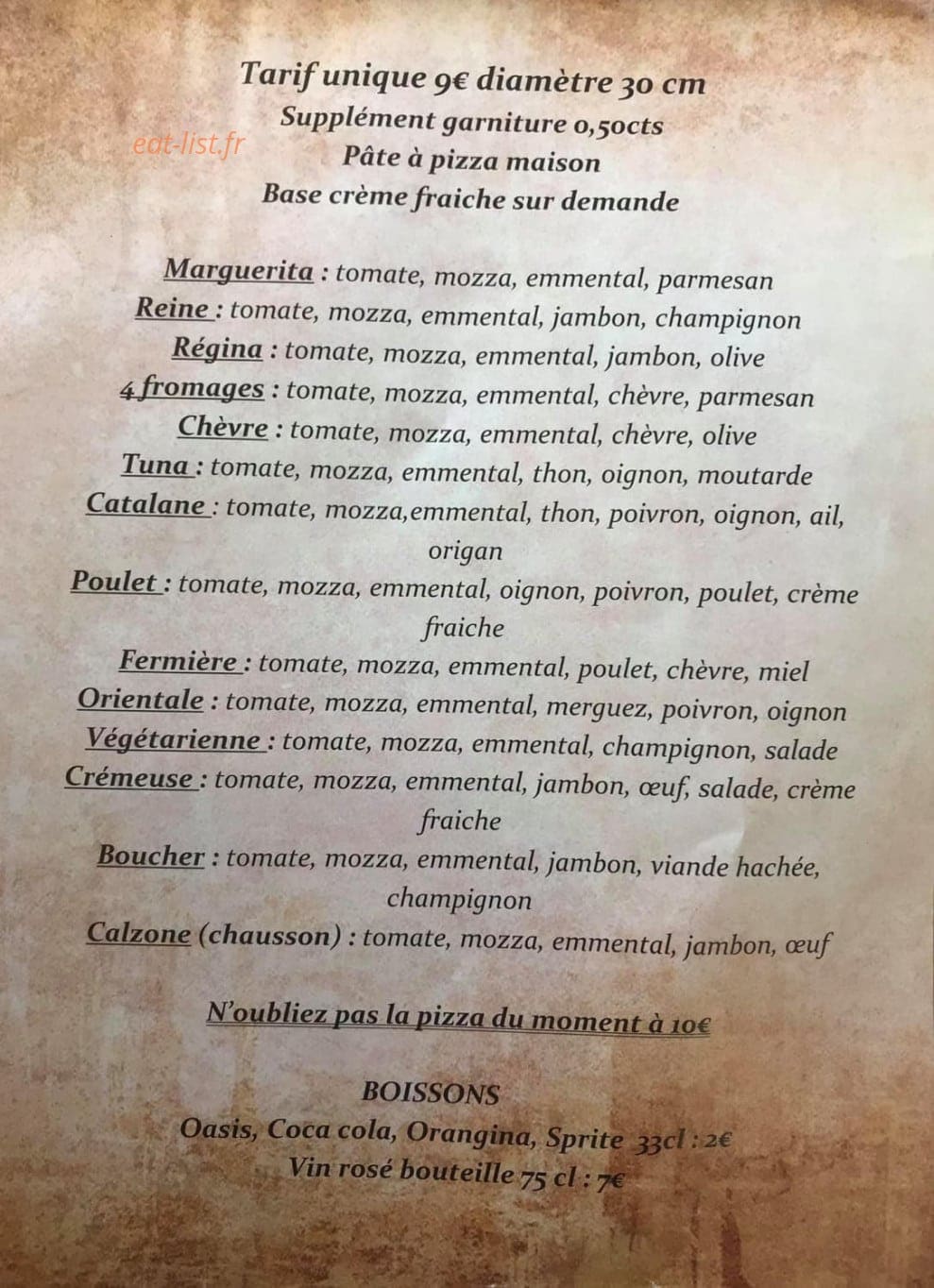 Le camion de saison — carte page 1