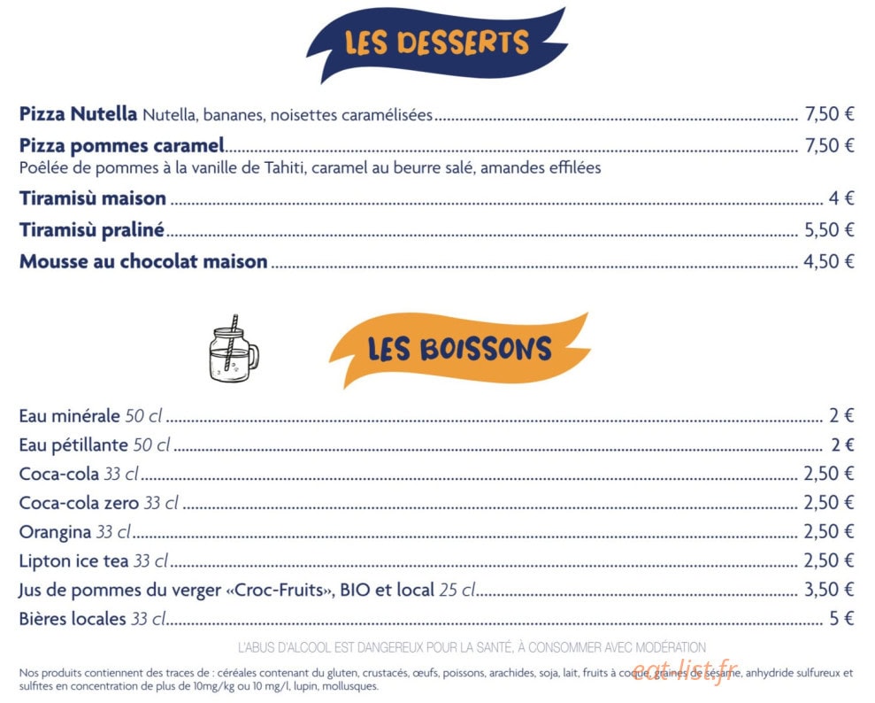 Le Camion Des Frères — carte page 2