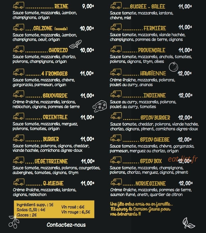 Le Camion Jaune — carte page 1