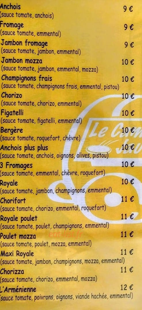 Le camion jaune — carte page 3