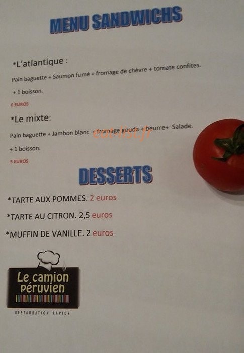 Le camion péruvien — carte page 3