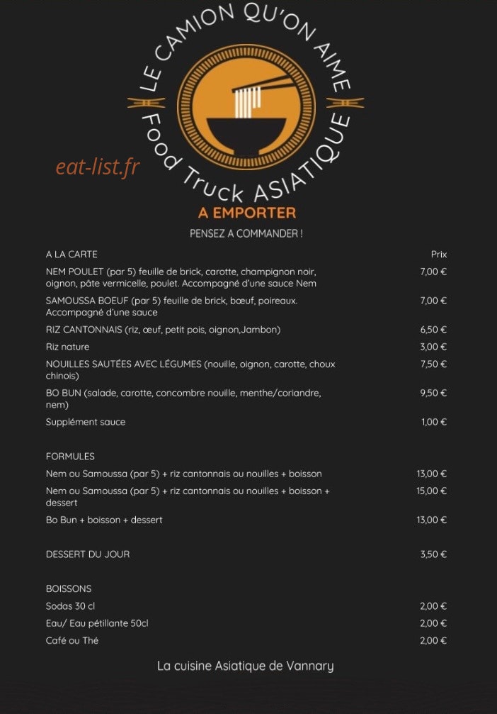 Le camion qu'on aime — carte page 2