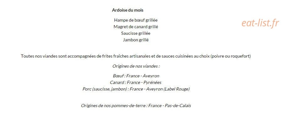 Le Camion qui Grille — carte page 1