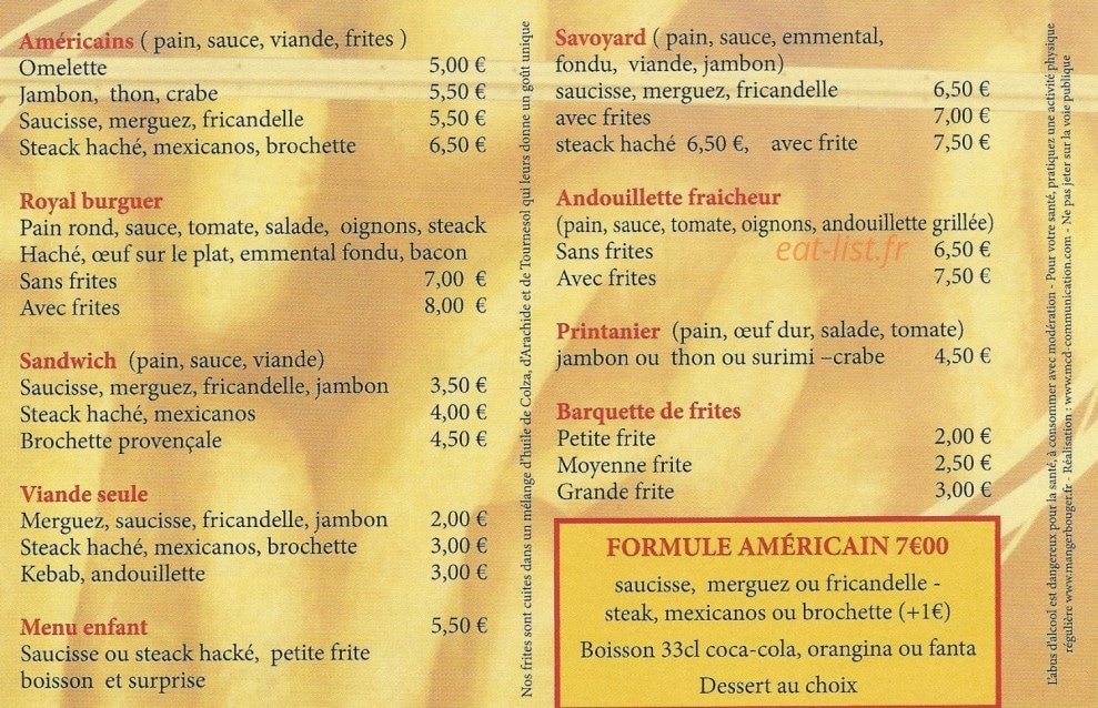 Le Camion Rouge — carte page 2