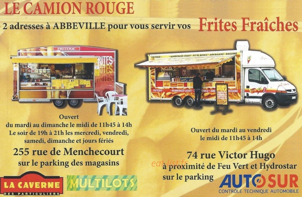 Le Camion Rouge — carte page 1