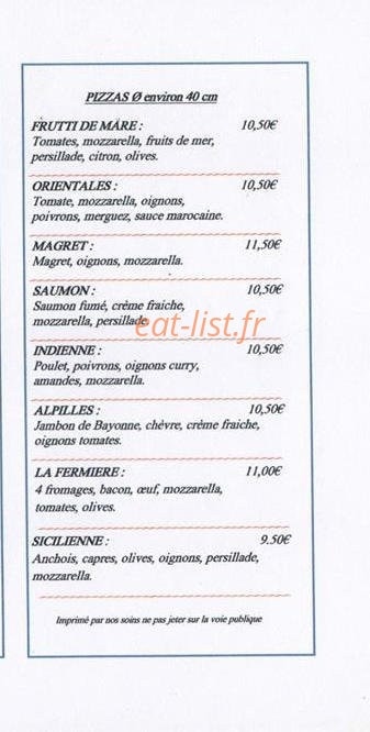 Le Camion — carte page 1