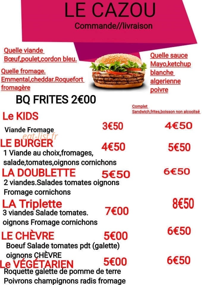 Le cazou — carte page 3