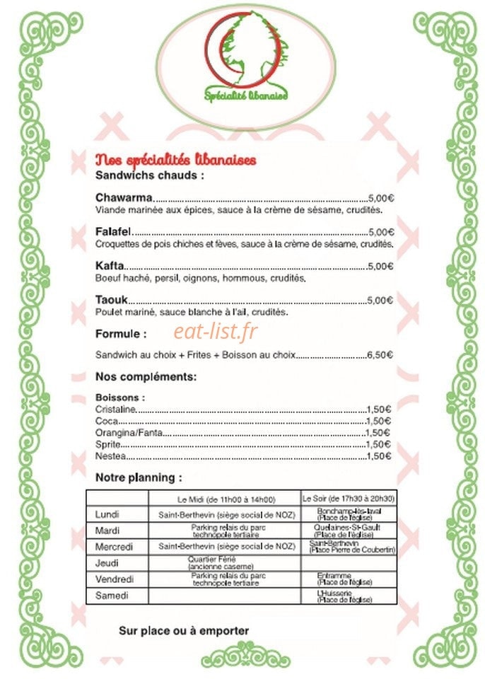 Le Cedro — carte page 4