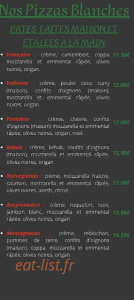 Le Chalet D'Oc — carte page 4