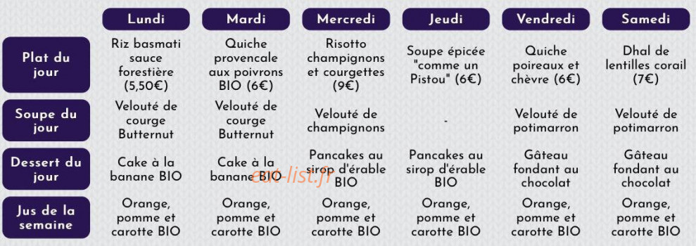 Le Chatleureux — carte page 1