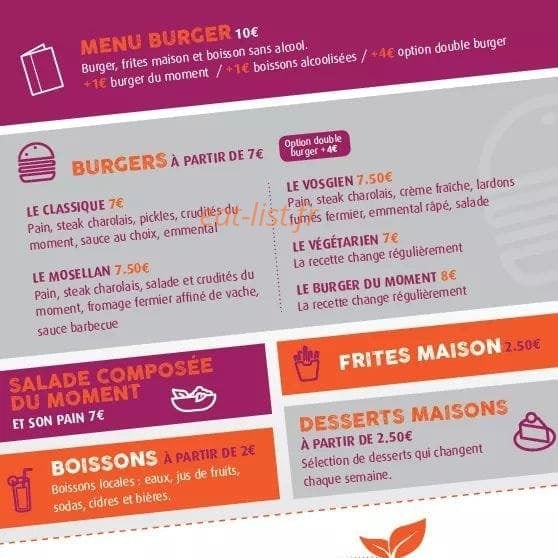 Le Circuit Gourmand — carte page 1