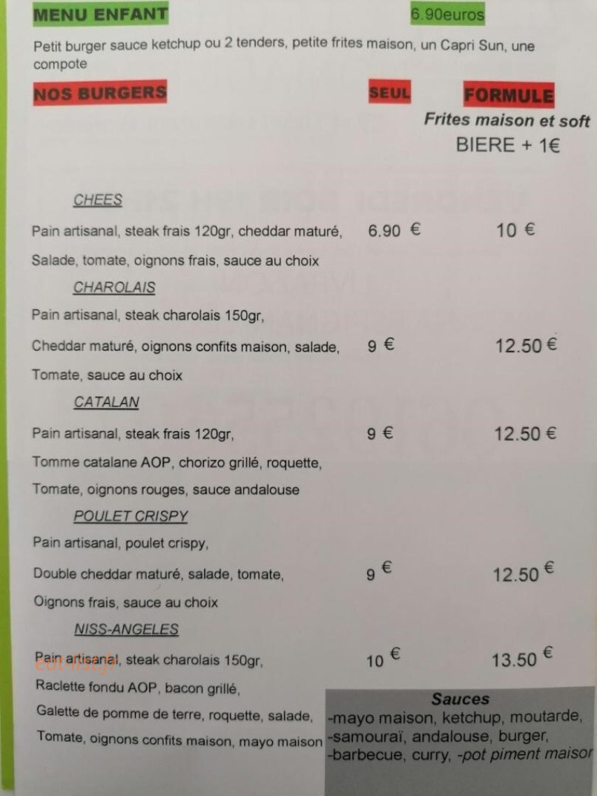 Le Club Nomade Food — carte page 3