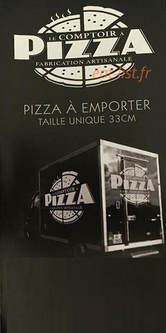 Le Comptoir à Pizza — carte page 1