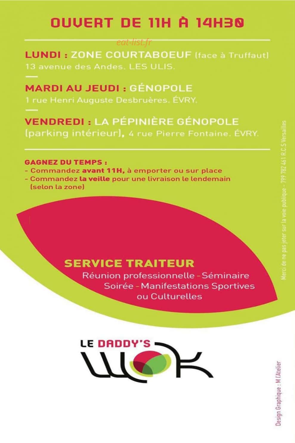 Le Daddy's Wok — carte page 4