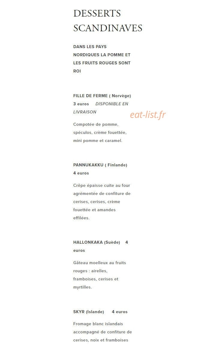Le danish — carte page 3