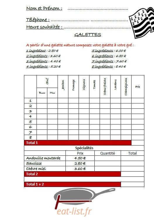 Le Détour Breton — carte page 2