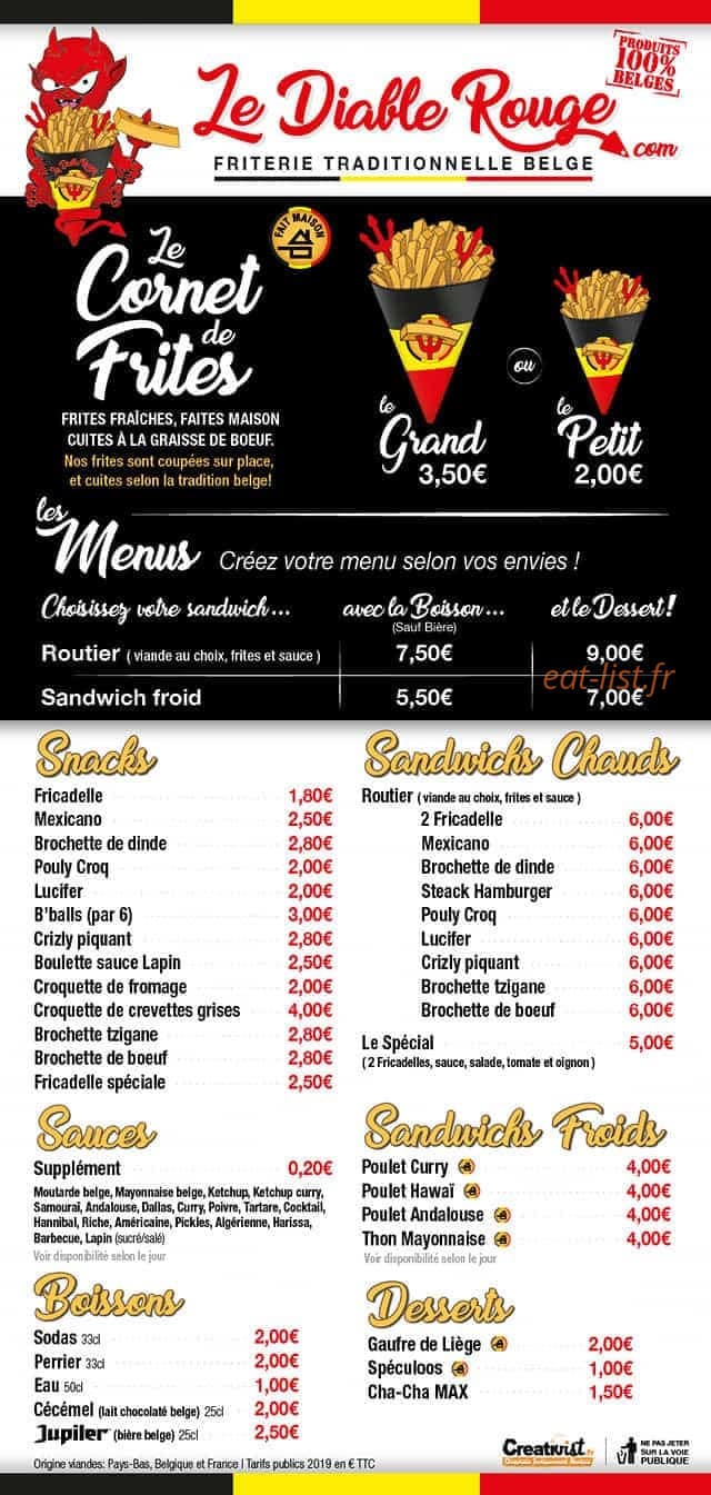 Le Diable Rouge — carte page 2