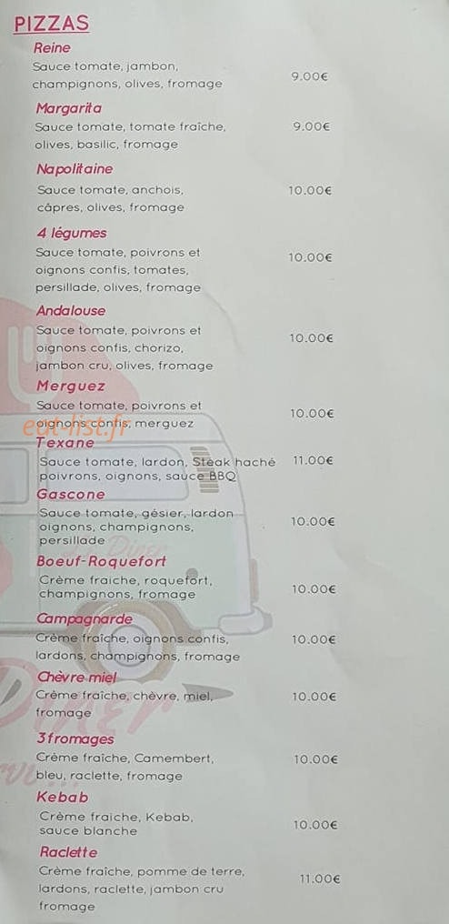 Le Diner — carte page 2