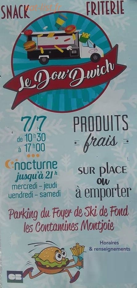 Le dou'dwich — carte page 1