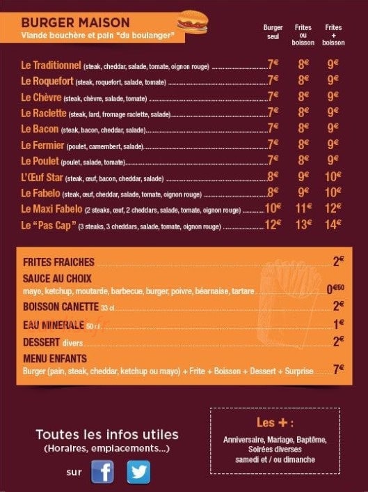 Le Fabelo — carte page 1