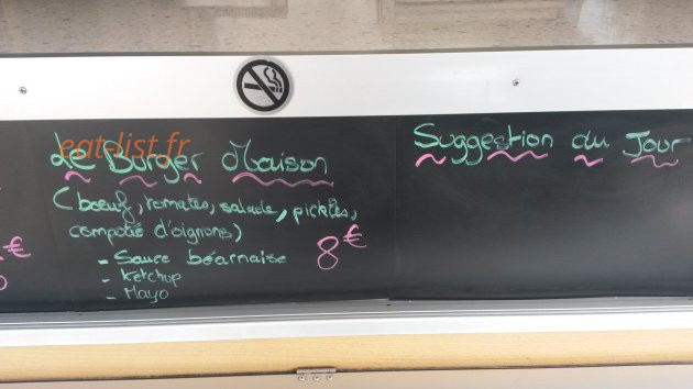 Le food truck — carte page 2