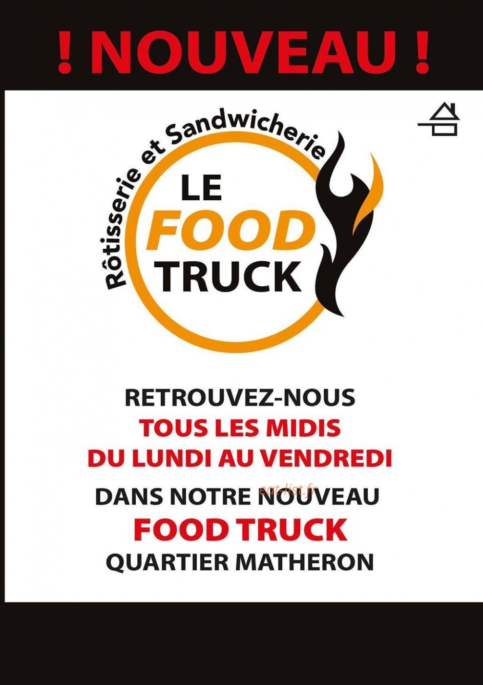 Le food truck — carte page 1
