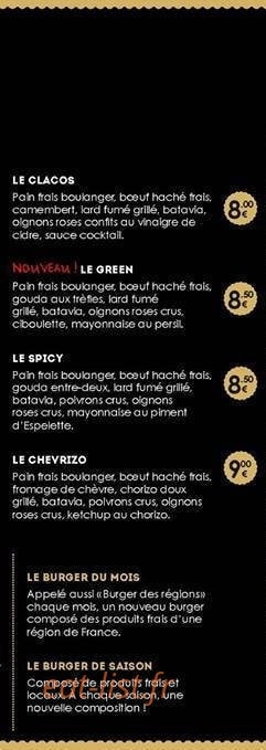 Le Foodistador — carte page 3