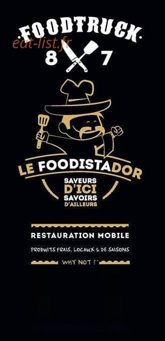 Le Foodistador — carte page 1