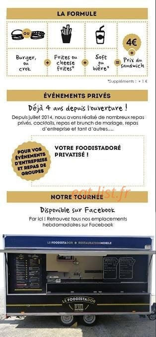 Le Foodistador — carte page 5
