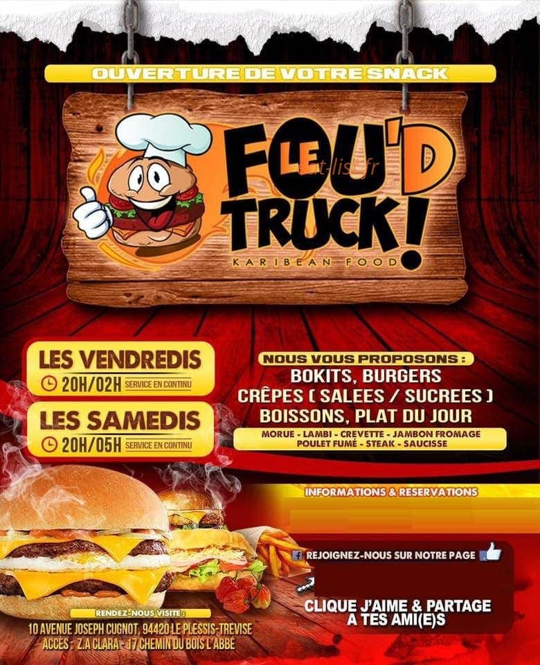 Le Fou'D Truck — carte page 1