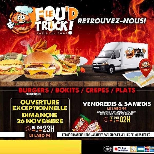 Le Fou'D Truck — carte page 1