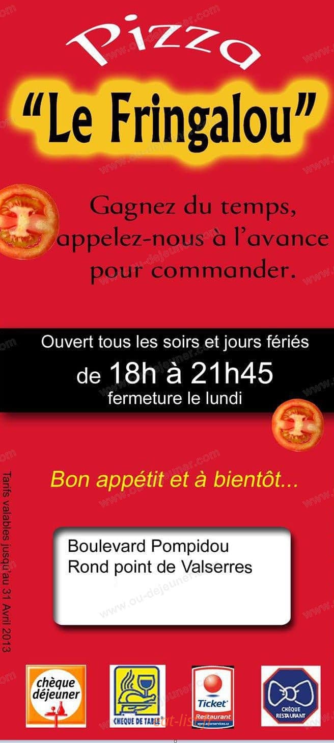 Le  Fringalou — carte page 6