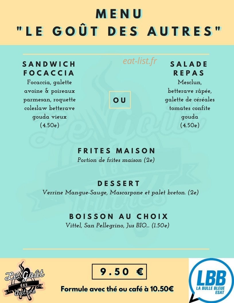 Le Goût des Autres — carte page 1