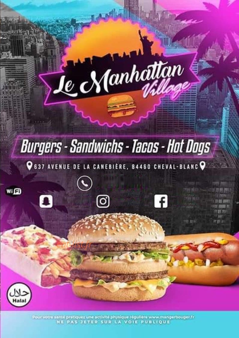 Le Manhattan village — carte page 1