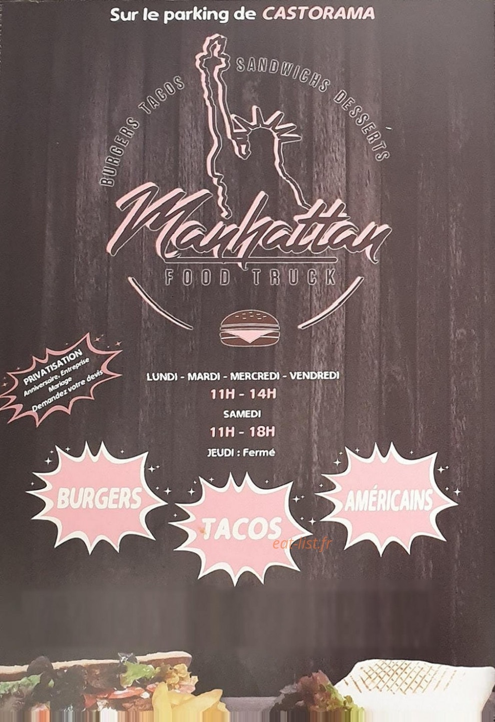 Le Manhattan — carte page 1