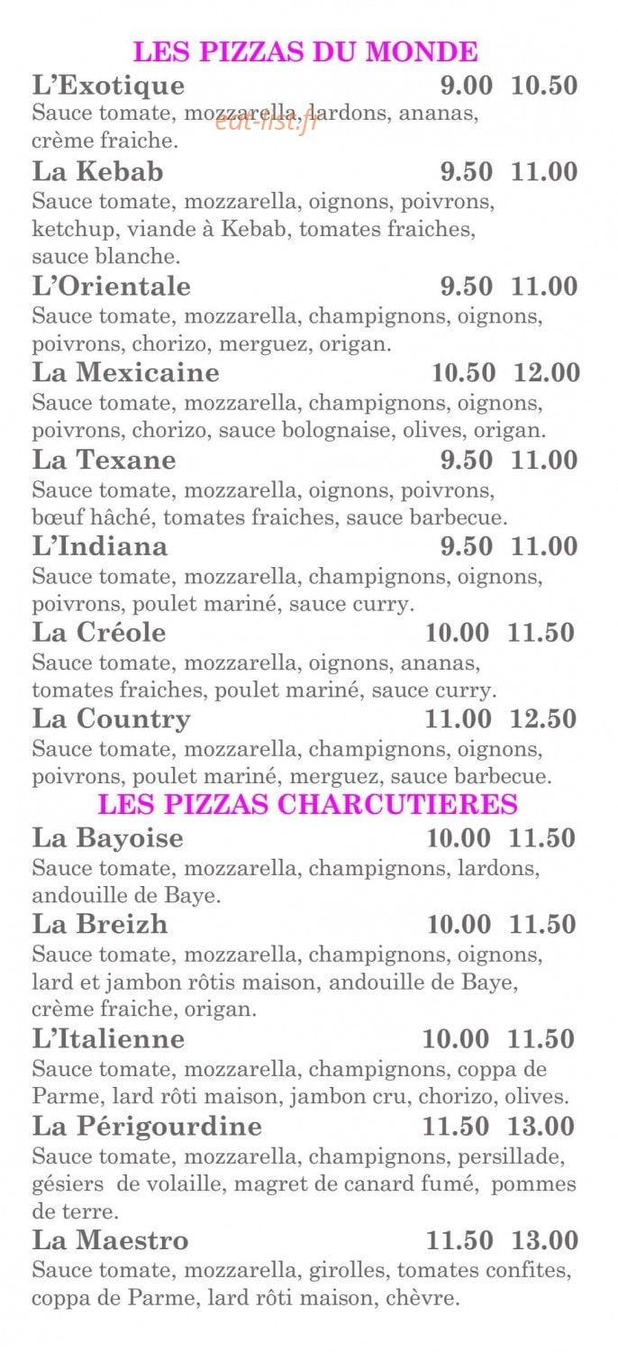 Le Marchelino — carte page 2