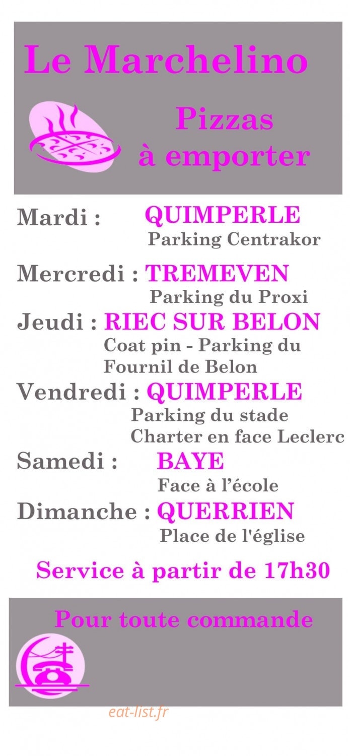 Le Marchelino — carte page 6