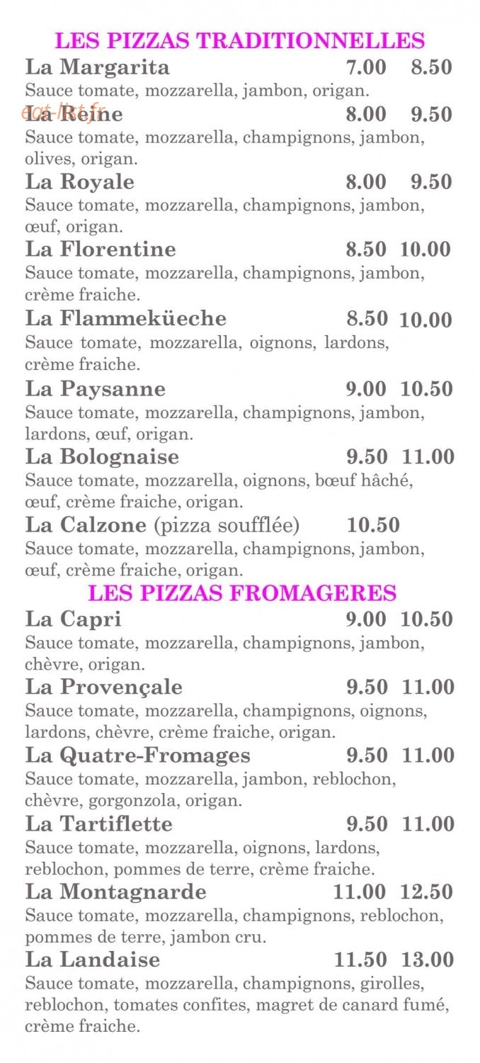 Le Marchelino — carte page 1