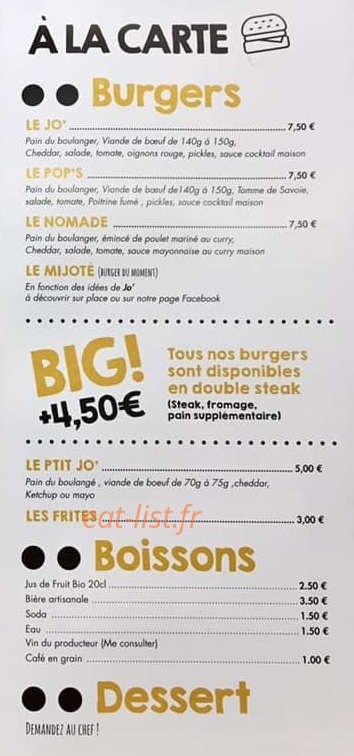 Le Mijoté — carte page 2