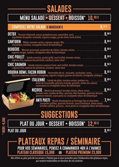 le Millésime — carte page 3