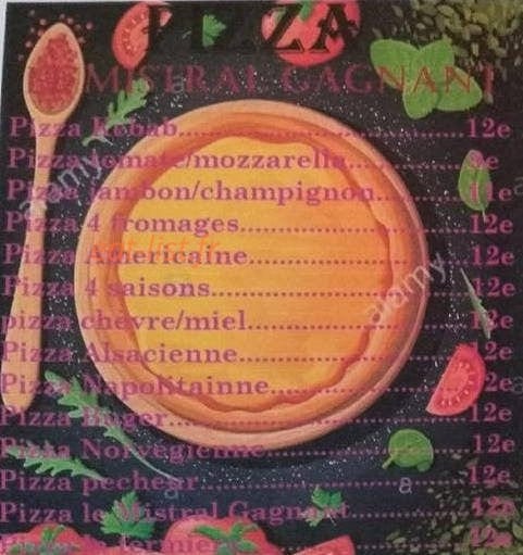 Le mistral gagnant — carte page 1