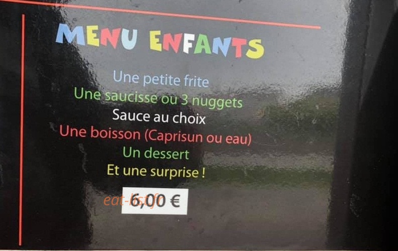 Le monde de la frite chez Polo — carte page 7