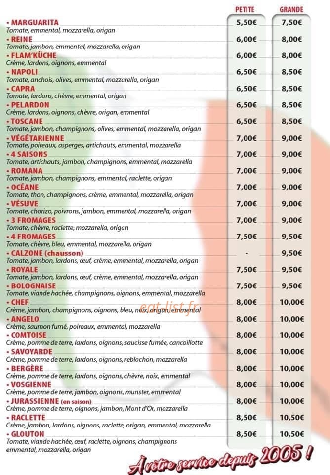Le Napoli — carte page 2