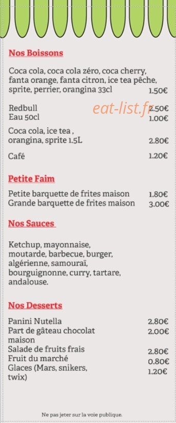 Le P'tit Comtois — carte page 4