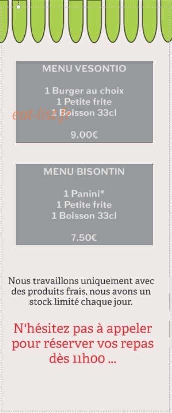 Le P'tit Comtois — carte page 3