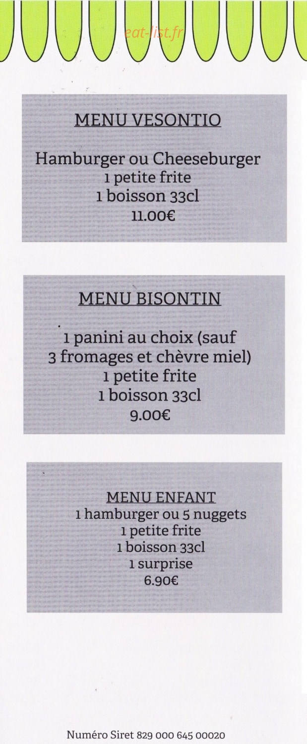 Le P'tit Comtois — carte page 5