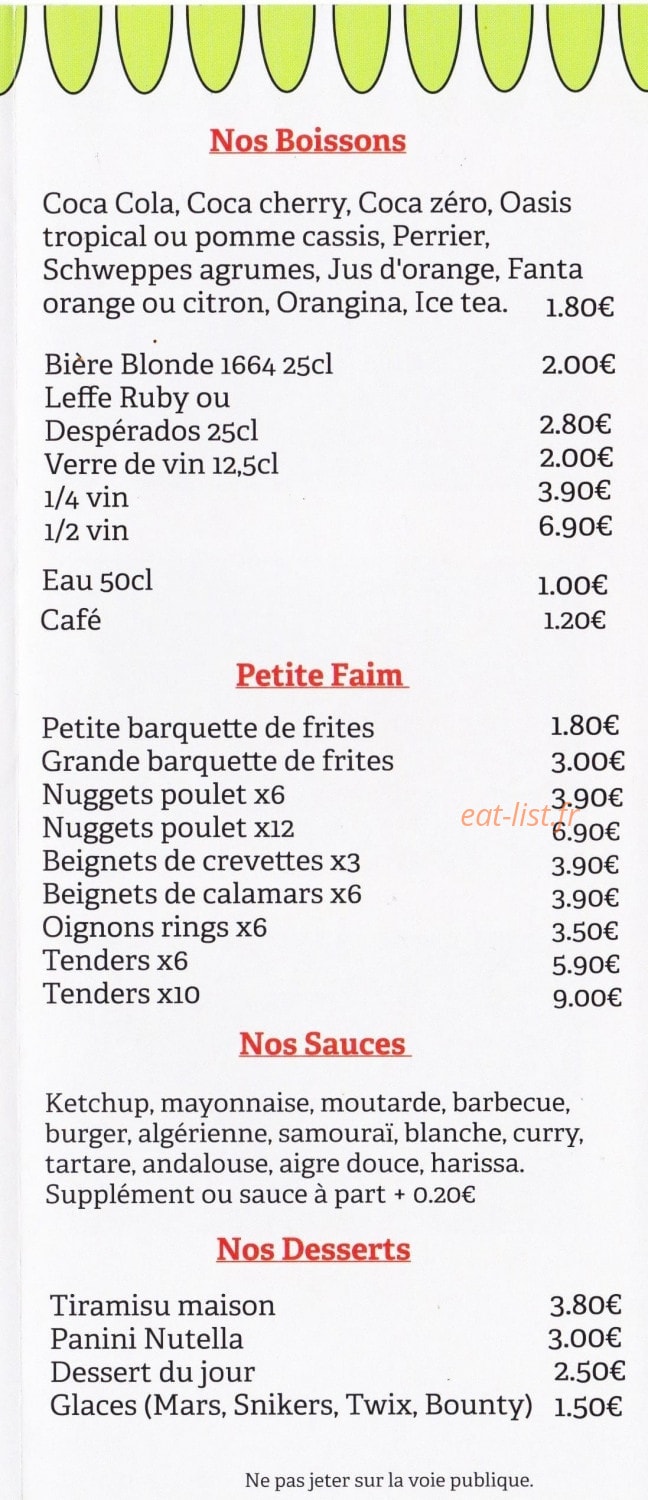 Le P'tit Comtois — carte page 4