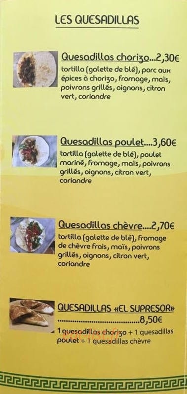 Le p'tit mexicain — carte page 3