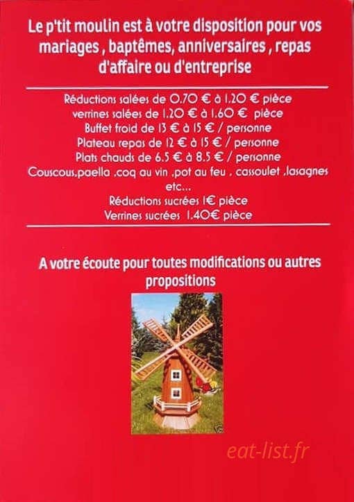 Le p’tit moulin — carte page 5
